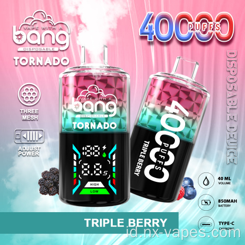 Grosir Bang Tornado 40000 Puffs Jerman sekali pakai